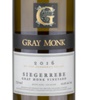 Gray Monk Estate Winery Siegerrebe 2016